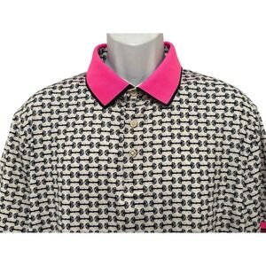 G/Fore Golf Polo Shirt Mens XL G Link Tech Performance‎ Stretch STONE FA24